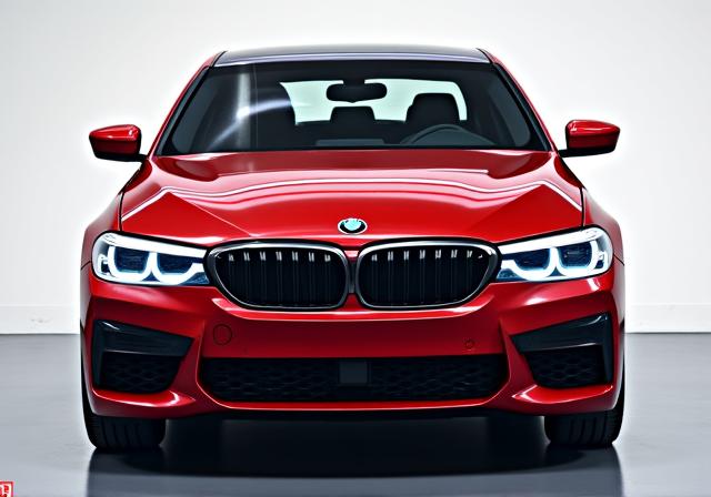 The same sedan, now sparkling clean (After)